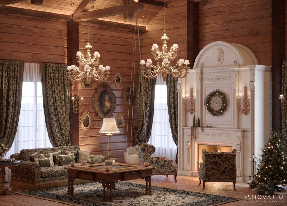 Projects - Interior Design Of Houses - House 2000 Sq.m. Chalet - A photo  39