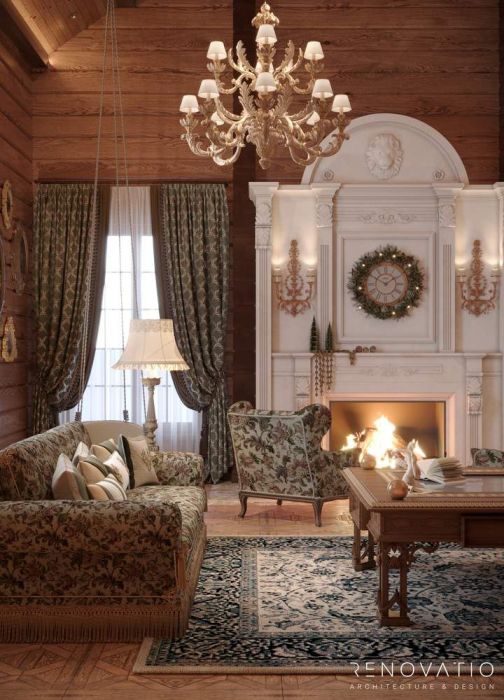 Projects - Interior Design Of Houses - House 2000 Sq.m. Chalet - A photo  40