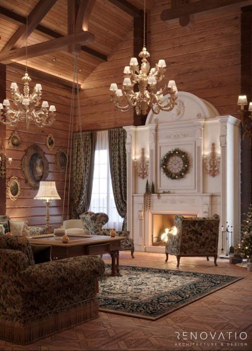 Projects - Interior Design Of Houses - House 2000 Sq.m. Chalet - A photo  41