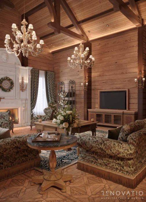 Projects - Interior Design Of Houses - House 2000 Sq.m. Chalet - A photo  42