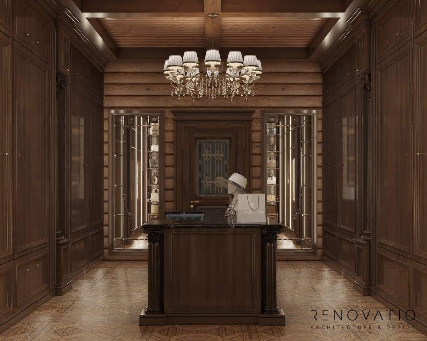 Projects - Interior Design Of Houses - House 2000 Sq.m. Chalet - A photo  50