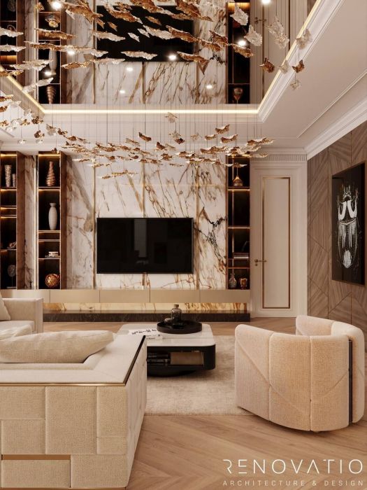 Projects - Interior Design Of Houses - House 400 Sq.m. - A photo  6