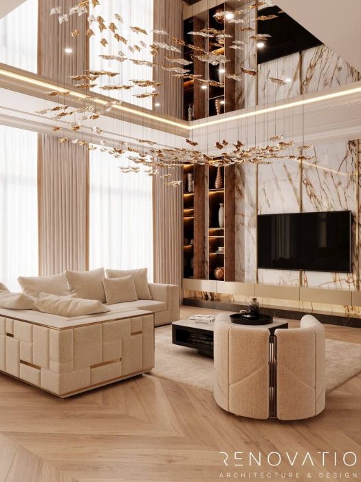 Projects - Interior Design Of Houses - House 400 Sq.m. - A photo  11