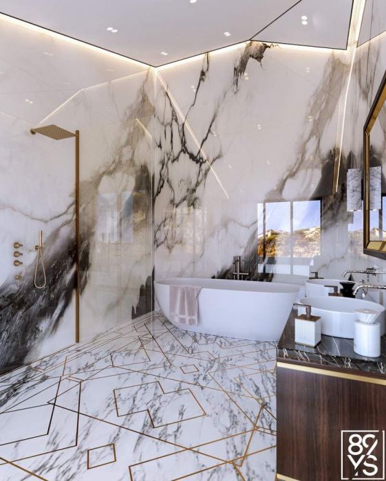 Projects - Interior Design Of Houses - Cannes 2000 Sq.m. - A photo  7