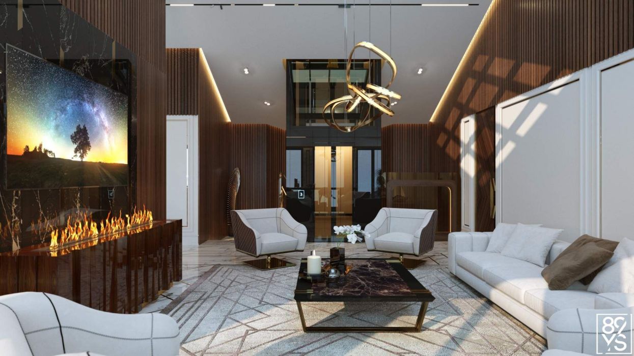 Projects - Interior Design Of Houses - Cannes 2000 Sq.m. - A photo  11