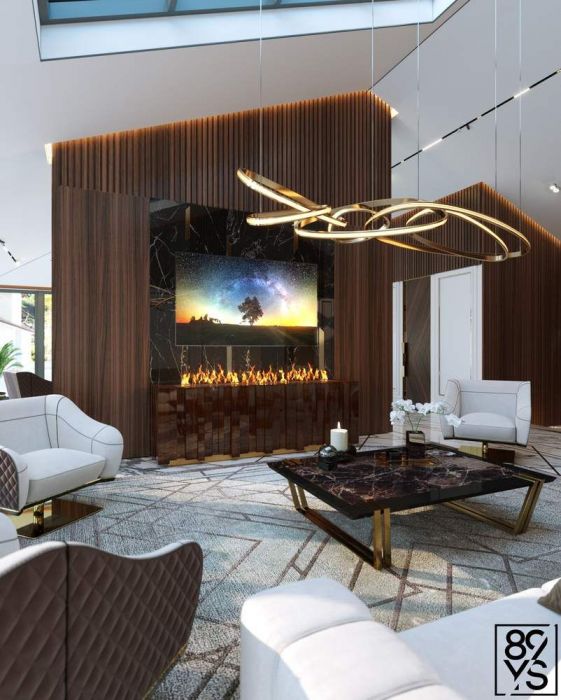 Projects - Interior Design Of Houses - Cannes 2000 Sq.m. - A photo  17