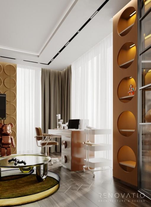 Projects - Interior Design Of Houses - House 400 Sq.m. - A photo  27