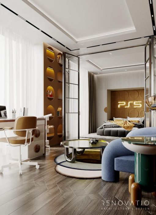 Projects - Interior Design Of Houses - House 400 Sq.m. - A photo  29