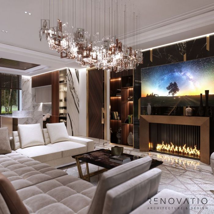 Projects - Interior Design Of Houses - Riviera Village 460 Sq.m. - A photo  4