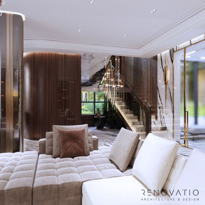 Projects - Interior Design Of Houses - Riviera Village 460 Sq.m. - A photo  8