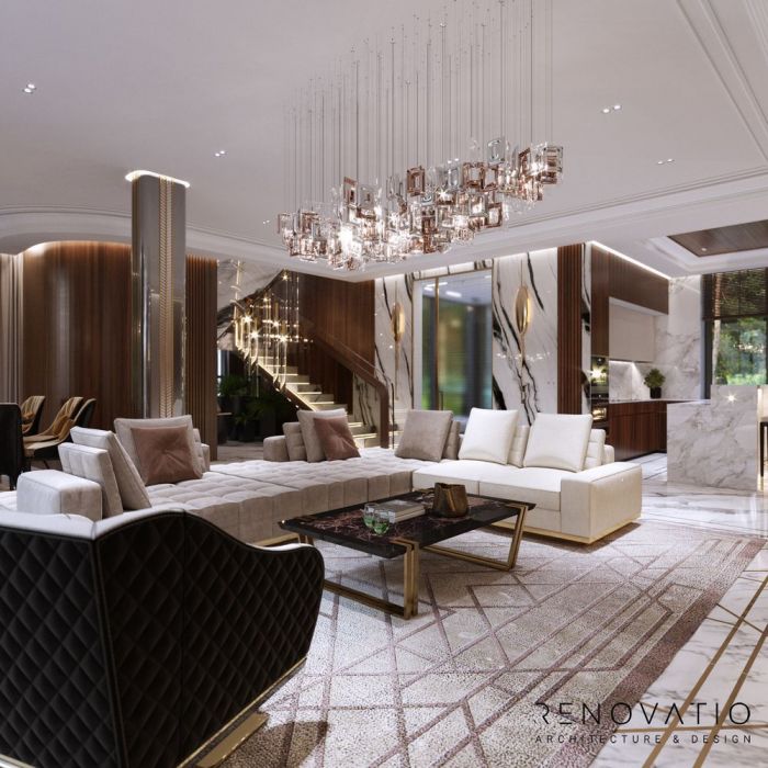 Projects - Interior Design Of Houses - Riviera Village 460 Sq.m. - A photo  12
