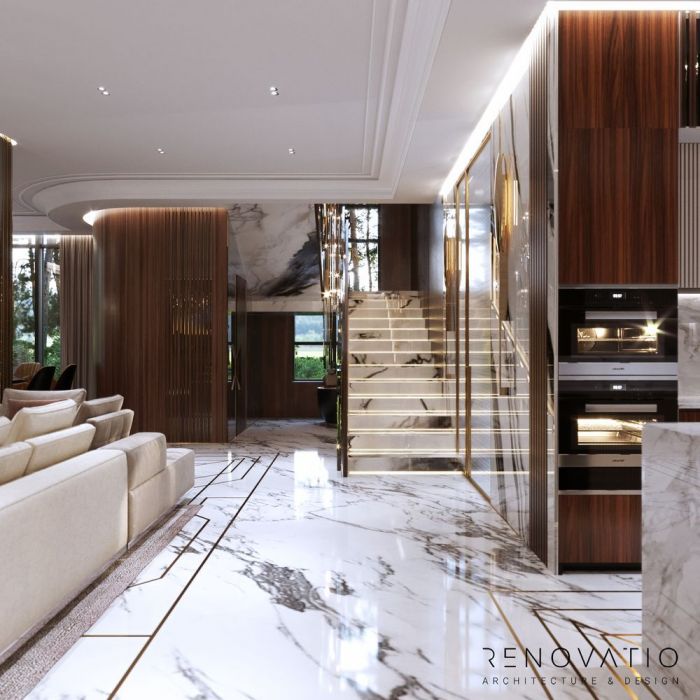 Projects - Interior Design Of Houses - Riviera Village 460 Sq.m. - A photo  14