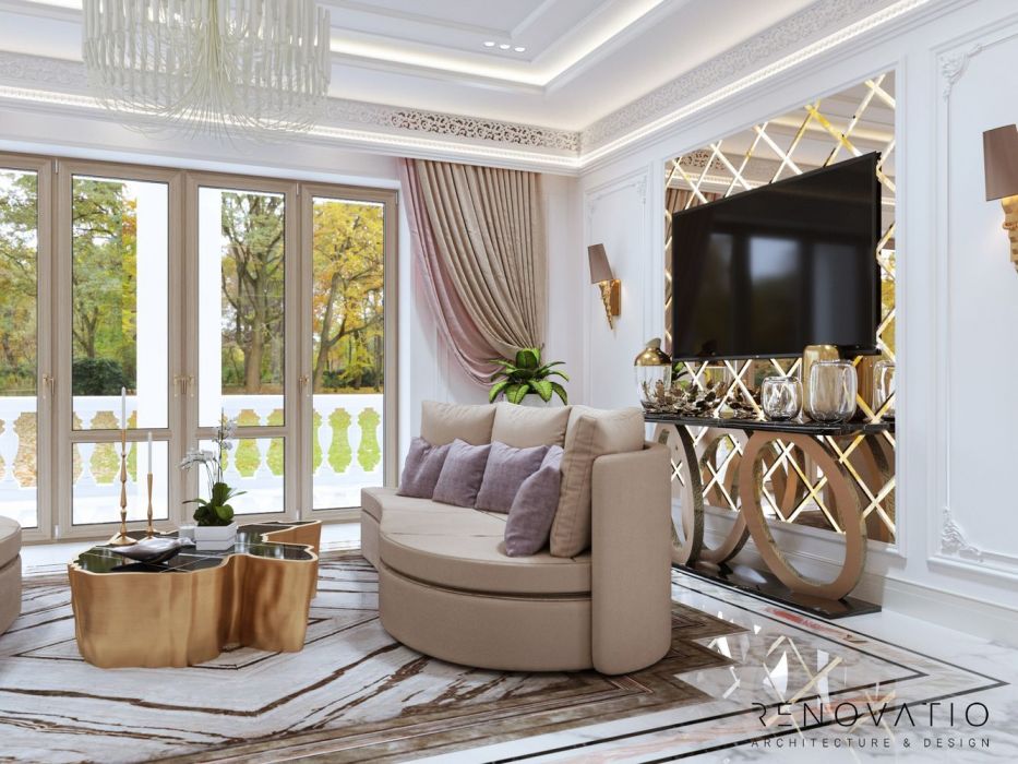 Projects - Interior Design Of Houses - Riviera Village 900 Sq.m. - A photo  11