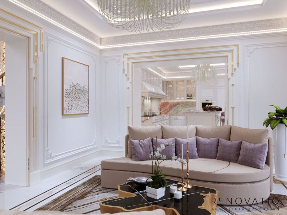 Projects - Interior Design Of Houses - Riviera Village 900 Sq.m. - A photo  12