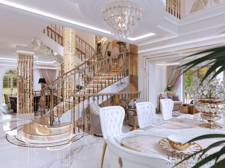 Projects - Interior Design Of Houses - Riviera Village 900 Sq.m. - A photo  24