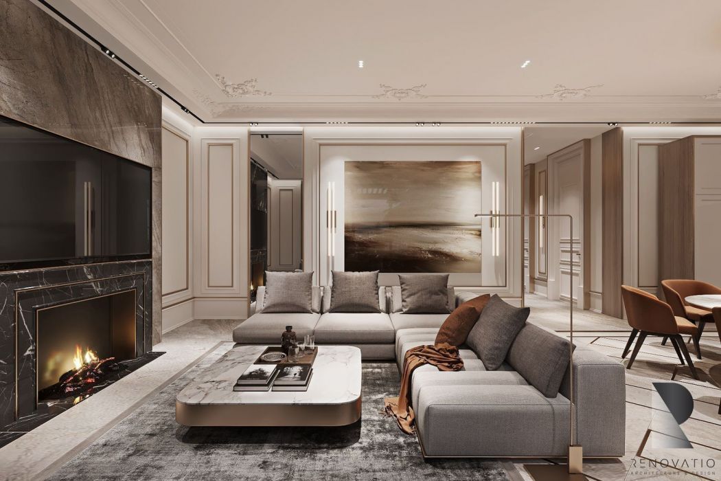 Projects - Interior Design Of Houses - Riviera Village 300 Sq.m. - A photo  9