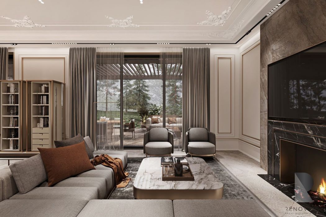 Projects - Interior Design Of Houses - Riviera Village 300 Sq.m. - A photo  10