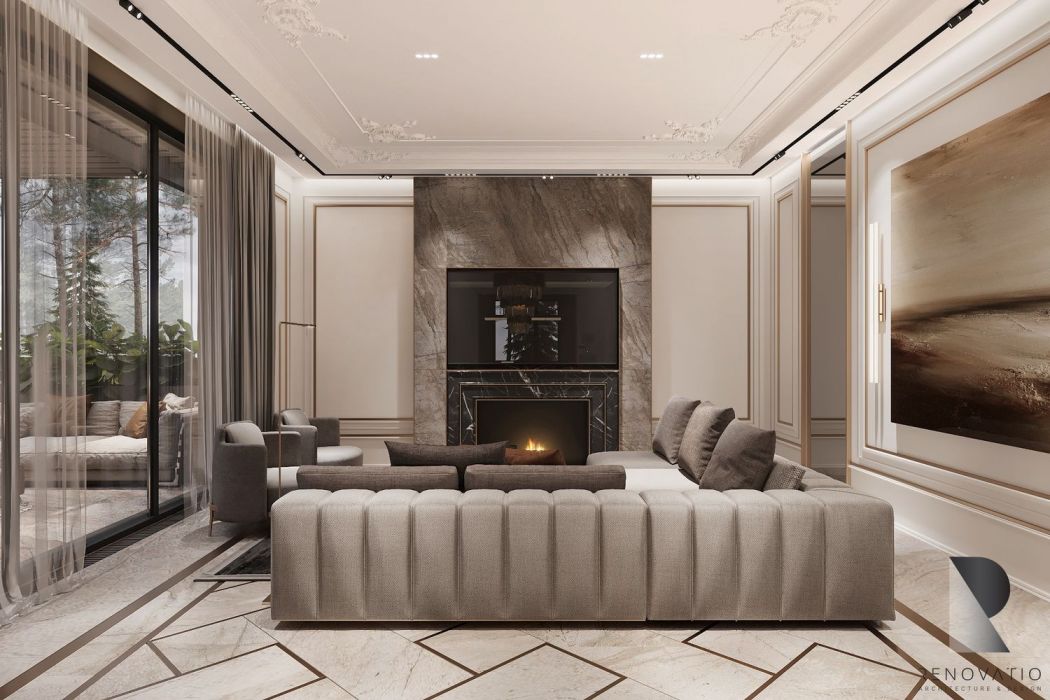 Projects - Interior Design Of Houses - Riviera Village 300 Sq.m. - A photo  11