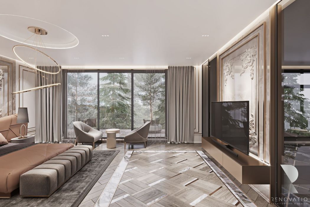 Projects - Interior Design Of Houses - Riviera Village 300 Sq.m. - A photo  16