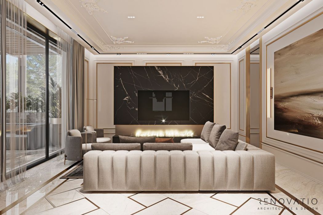 Projects - Interior Design Of Houses - Riviera Village 300 Sq.m. - A photo  45