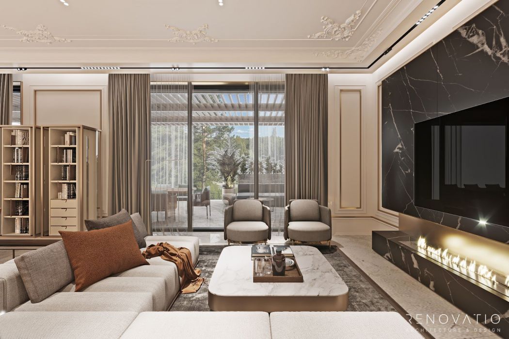 Projects - Interior Design Of Houses - Riviera Village 300 Sq.m. - A photo  46