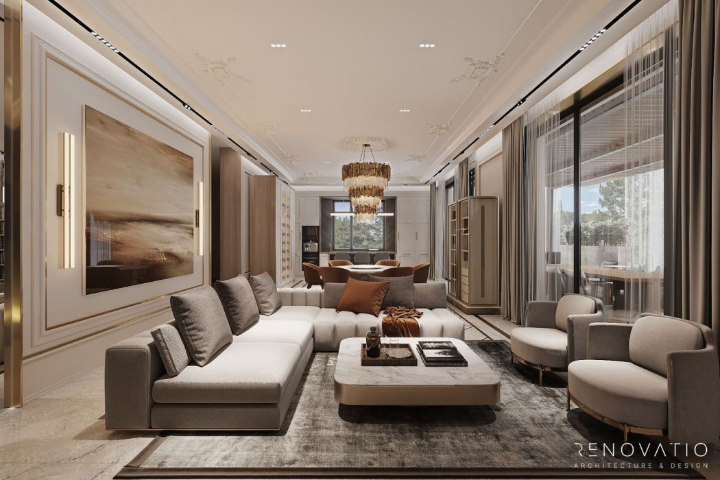 Projects - Interior Design Of Houses - Riviera Village 300 Sq.m. - A photo  50