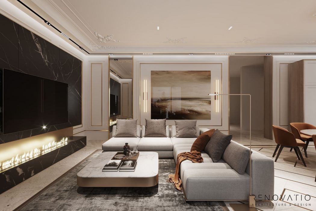 Projects - Interior Design Of Houses - Riviera Village 300 Sq.m. - A photo  51