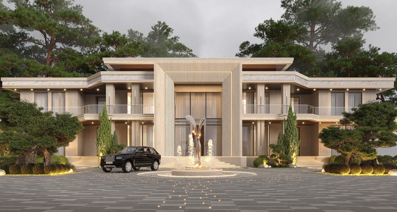 Projects - House Projects - House 4000 Sq.m. Village Stoyanka - A photo  1