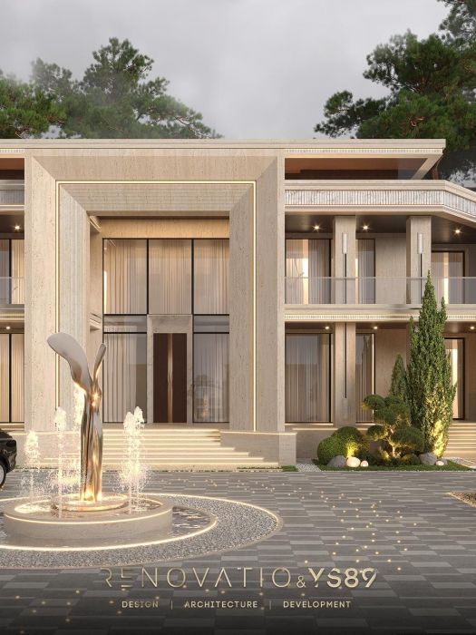 Projects - House Projects - House 4000 Sq.m. Village Stoyanka - A photo  2
