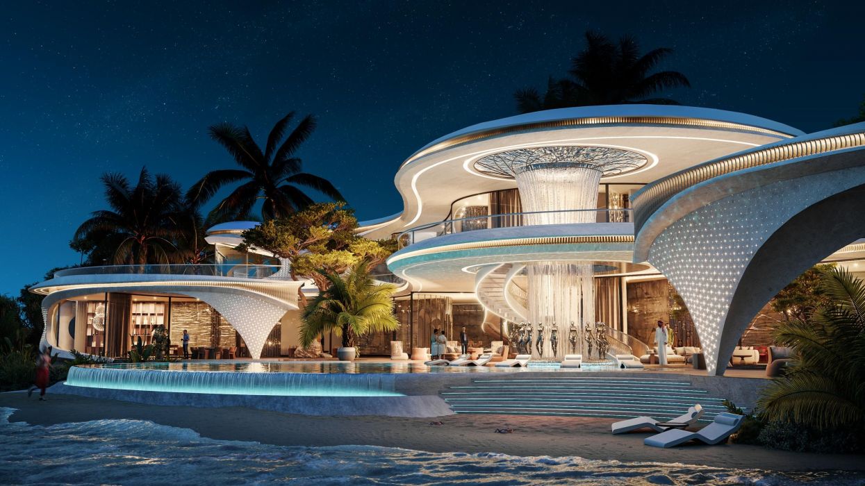 Projects - House Projects - House On A Private Island In Dubai 8200 Sq M. - A photo  8