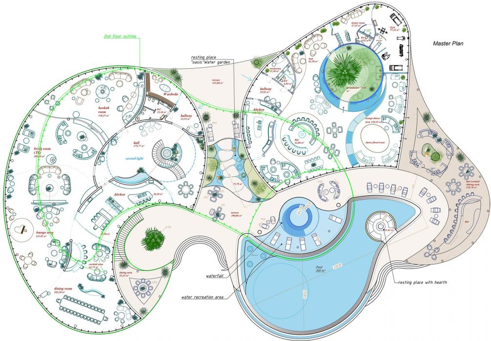 Projects - House Projects - House On A Private Island In Dubai 8200 Sq M. - A photo  35
