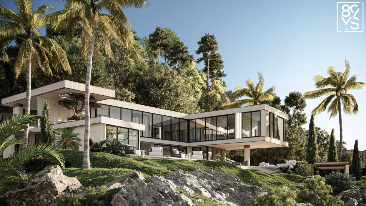 Projects - House Projects - House On The Slope 700 Sq.m. - A photo  3