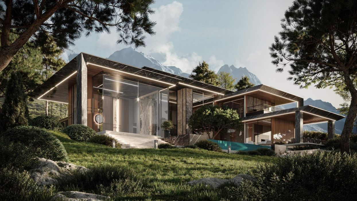 Projects - House Projects - Cap-Ferrat 900 Sq.m. - A photo  1