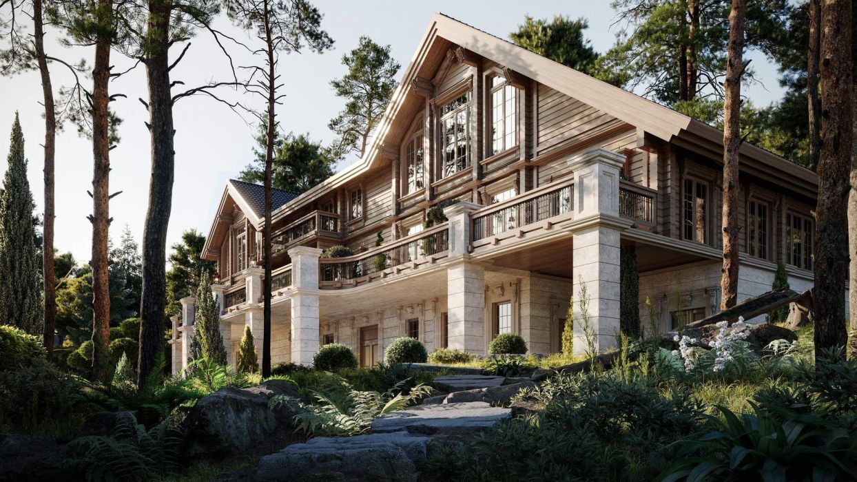 Projects - House Projects - Chalet 2000 Sq.m. - A photo  1