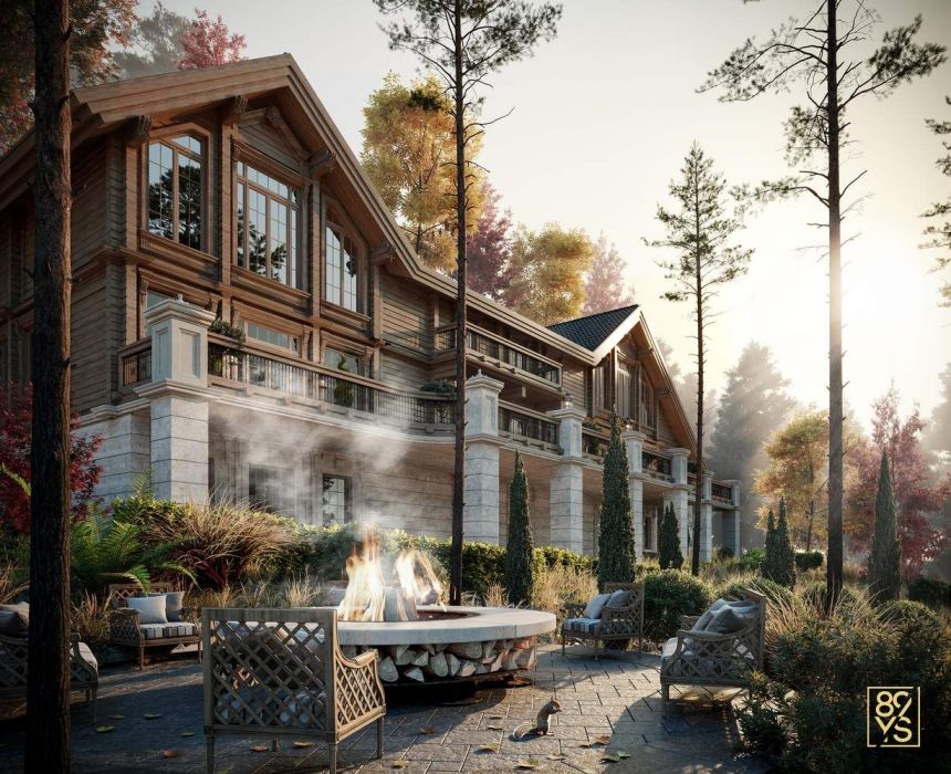 Projects - House Projects - Chalet 2000 Sq.m. - A photo  9