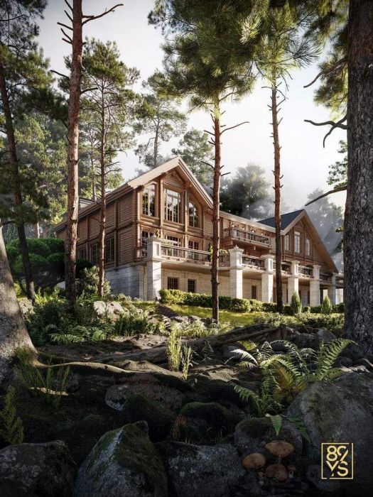 Projects - House Projects - Chalet 2000 Sq.m. - A photo  10
