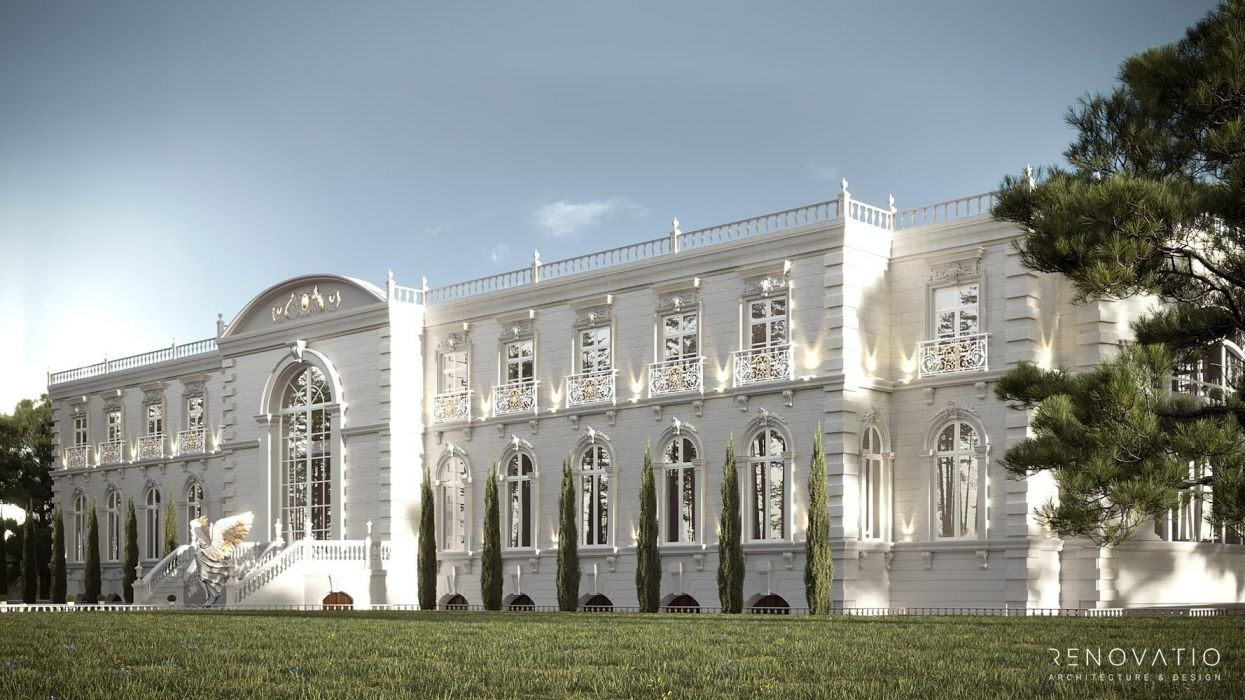 Projects - House Projects - House 4000 Sq.m. In Kiev - A photo  4