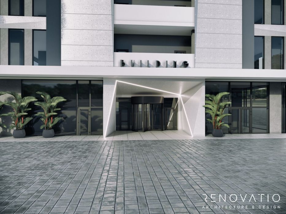 Projects - House Projects - Facade Of An Office Building - A photo  1
