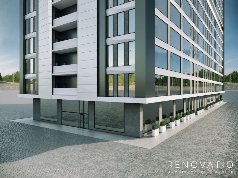 Projects - House Projects - Facade Of An Office Building - A photo  3