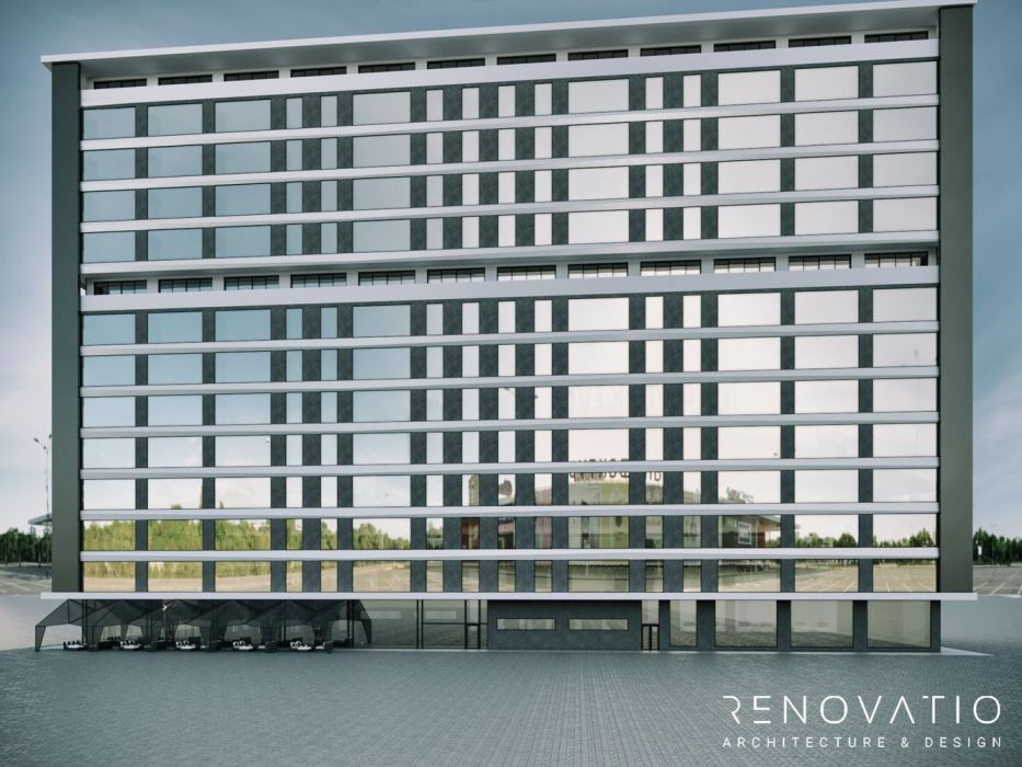 Projects - House Projects - Facade Of An Office Building - A photo  4