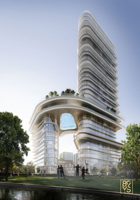 Projects - Commercial Design And Urban Projects - High-Rise 40 Floors 82000 Sq.m. - A photo  3