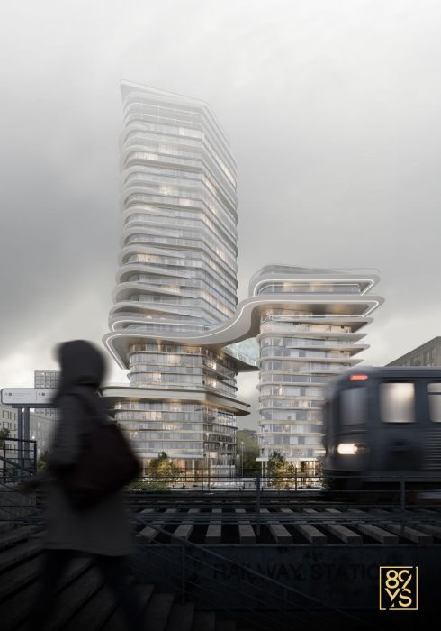 Projects - Commercial Design And Urban Projects - High-Rise 40 Floors 82000 Sq.m. - A photo  4