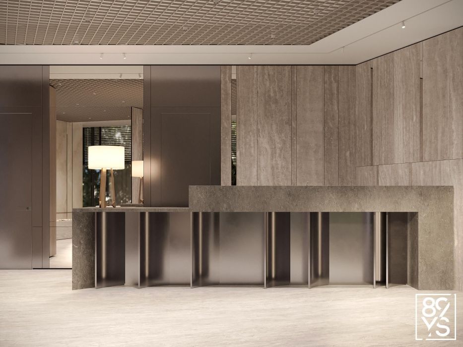 Projects - Halls, Mops, Parking - Hall In The Club House On Michurin - A photo  8