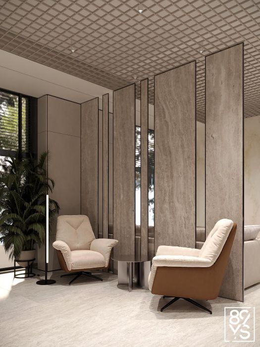 Projects - Halls, Mops, Parking - Hall In The Club House On Michurin - A photo  10